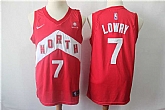 Raptors 7 Kyle Lowry Red 2018 19 Earned Edition Nike Swingman Jersey,baseball caps,new era cap wholesale,wholesale hats